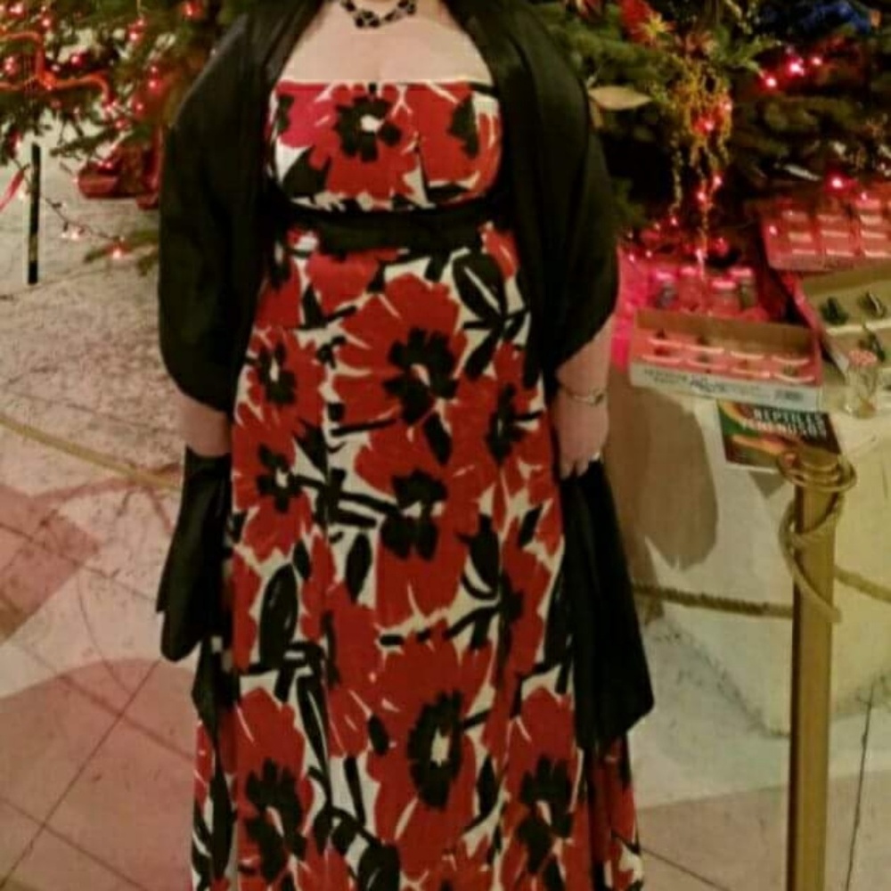 Womans plus size formal gown